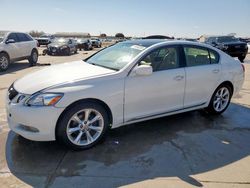 Salvage cars for sale at Grand Prairie, TX auction: 2006 Lexus GS 300