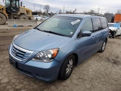 Salvage cars for sale at Bridgeton, MO auction: 2010 Honda Odyssey EXL