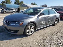 Salvage cars for sale at Prairie Grove, AR auction: 2014 Volkswagen Passat S