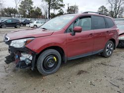 Salvage cars for sale at Hampton, VA auction: 2017 Subaru Forester 2.5I Premium