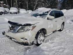 Salvage cars for sale from Copart Montreal Est, QC: 2014 Nissan Pathfinder S