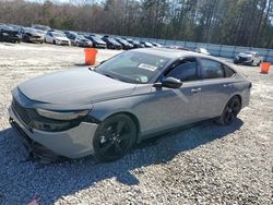 Salvage cars for sale at Ellenwood, GA auction: 2024 Honda Accord Hybrid SPORT-L