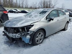 Chevrolet Vehiculos salvage en venta: 2016 Chevrolet Cruze LT