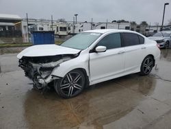 Carros salvage a la venta en subasta: 2017 Honda Accord Sport