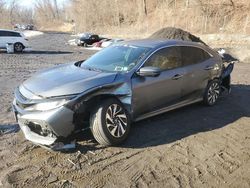 Salvage cars for sale at Marlboro, NY auction: 2017 Honda Civic LX