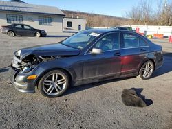 Salvage cars for sale from Copart Grantville, PA: 2013 Mercedes-Benz C 300 4matic