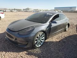 Salvage cars for sale at Phoenix, AZ auction: 2018 Tesla Model 3