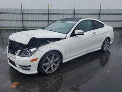 Salvage cars for sale at Antelope, CA auction: 2013 Mercedes-Benz C 250