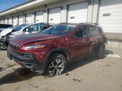 Jeep salvage cars for sale: 2015 Jeep Cherokee Trailhawk