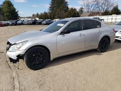 Salvage cars for sale at Finksburg, MD auction: 2011 Infiniti G37