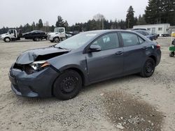 Salvage cars for sale at Graham, WA auction: 2014 Toyota Corolla L