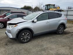 Salvage cars for sale at Sacramento, CA auction: 2016 Toyota Rav4 HV XLE