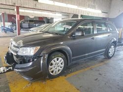 Salvage cars for sale at Dyer, IN auction: 2014 Dodge Journey SE