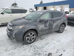 Salvage cars for sale at Woodhaven, MI auction: 2017 Honda CR-V EXL