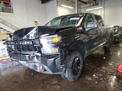 Salvage cars for sale at New Britain, CT auction: 2022 Chevrolet Silverado LTD K1500 Trail Boss Custom