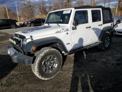 Salvage cars for sale at Marlboro, NY auction: 2015 Jeep Wrangler Unlimited Sport