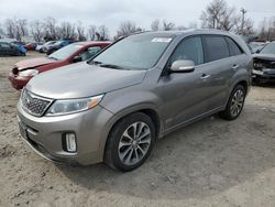 Salvage cars for sale at Baltimore, MD auction: 2015 KIA Sorento SX