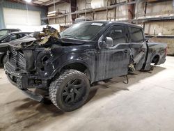 Salvage cars for sale at Eldridge, IA auction: 2016 Ford F150 Supercrew