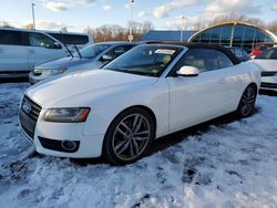 Salvage cars for sale at East Granby, CT auction: 2012 Audi A5 Premium Plus