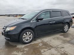 Salvage cars for sale at Grand Prairie, TX auction: 2014 Honda Odyssey EXL