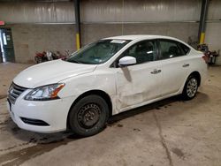 Salvage cars for sale at Chalfont, PA auction: 2015 Nissan Sentra S