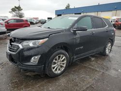 Salvage cars for sale at Woodhaven, MI auction: 2018 Chevrolet Equinox LT