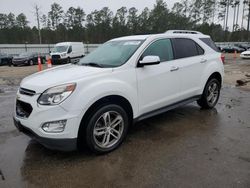 Chevrolet salvage cars for sale: 2016 Chevrolet Equinox LTZ