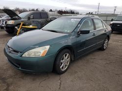 Salvage cars for sale at Pennsburg, PA auction: 2003 Honda Accord EX