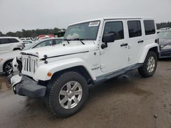 Salvage cars for sale at Harleyville, SC auction: 2015 Jeep Wrangler Unlimited Sahara