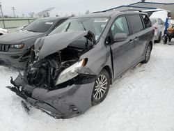 Salvage cars for sale at Central Square, NY auction: 2018 Toyota Sienna XLE