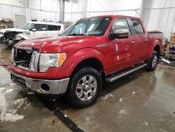 Salvage cars for sale at Wayland, MI auction: 2010 Ford F150 Supercrew