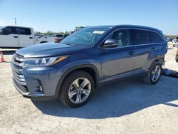 Toyota salvage cars for sale: 2017 Toyota Highlander Limited