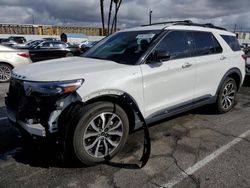 Salvage cars for sale at Van Nuys, CA auction: 2022 Ford Explorer ST-Line