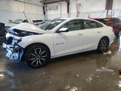 Salvage cars for sale at Franklin, WI auction: 2020 Chevrolet Malibu RS