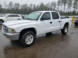 Salvage cars for sale from Copart Harleyville, SC: 2003 Dodge Dakota Quad SLT