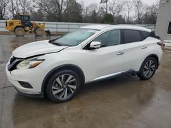 Salvage cars for sale at Savannah, GA auction: 2017 Nissan Murano S