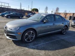 Salvage cars for sale at Wilmington, CA auction: 2019 Audi A4 Premium