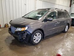 Salvage vehicles for parts for sale at auction: 2015 Honda Odyssey EXL