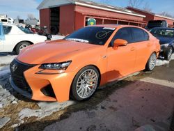 Salvage cars for sale at Albany, NY auction: 2016 Lexus GS-F