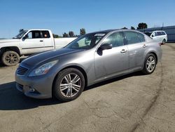 Salvage cars for sale at Martinez, CA auction: 2015 Infiniti Q40