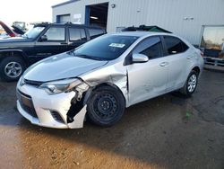 Salvage cars for sale at Elgin, IL auction: 2015 Toyota Corolla L