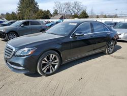 Salvage cars for sale at Finksburg, MD auction: 2019 Mercedes-Benz S 450 4matic