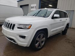 Jeep salvage cars for sale: 2015 Jeep Grand Cherokee Overland