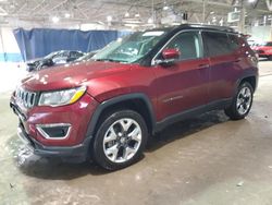 Salvage cars for sale at Woodhaven, MI auction: 2021 Jeep Compass Limited