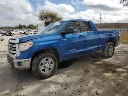 Carros salvage a la venta en subasta: 2017 Toyota Tundra Double Cab SR