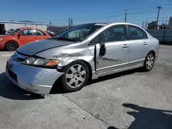 Salvage cars for sale at Sun Valley, CA auction: 2006 Honda Civic LX