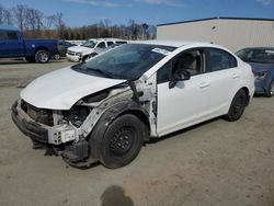 Salvage cars for sale at Spartanburg, SC auction: 2013 Honda Civic LX