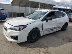 Salvage cars for sale at Fresno, CA auction: 2018 Subaru Impreza