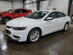 Salvage cars for sale at Ham Lake, MN auction: 2016 Chevrolet Malibu LT