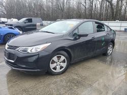 Chevrolet salvage cars for sale: 2018 Chevrolet Cruze LS